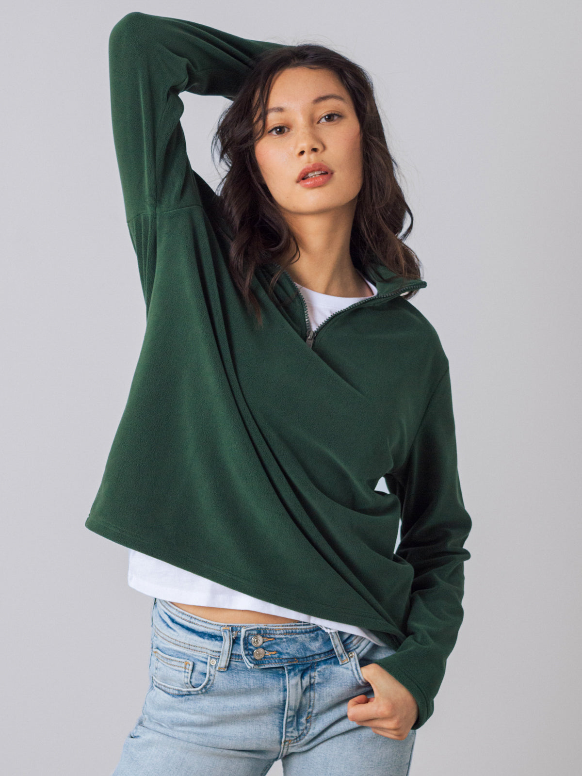 Half-Zip Fleece Vrouwen