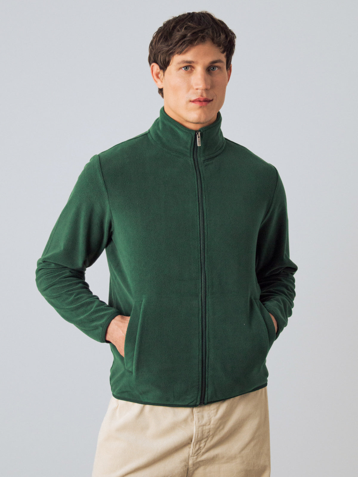 Herren Polar Zip Jacke