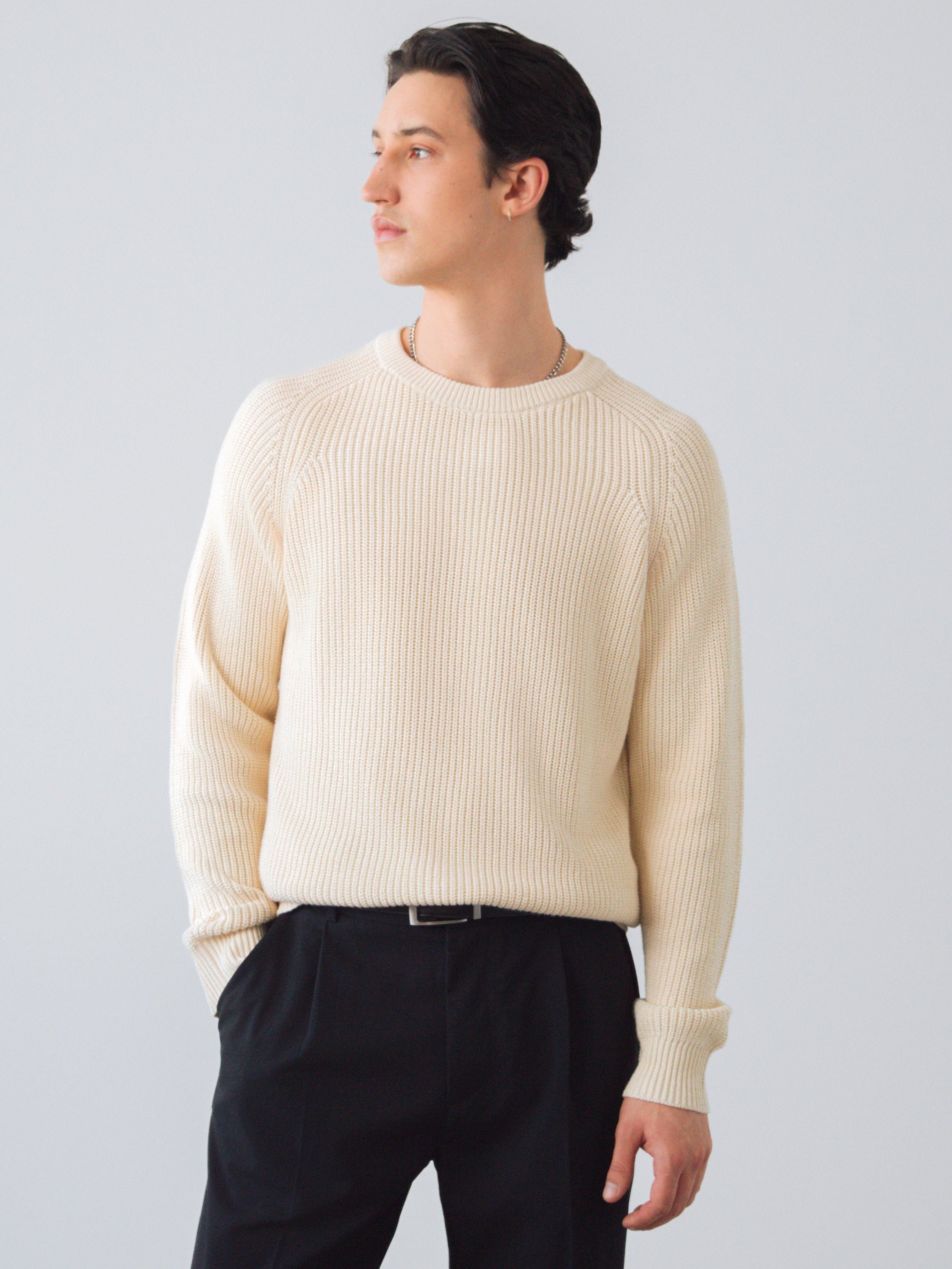 Heavy Knit Pullover Männer