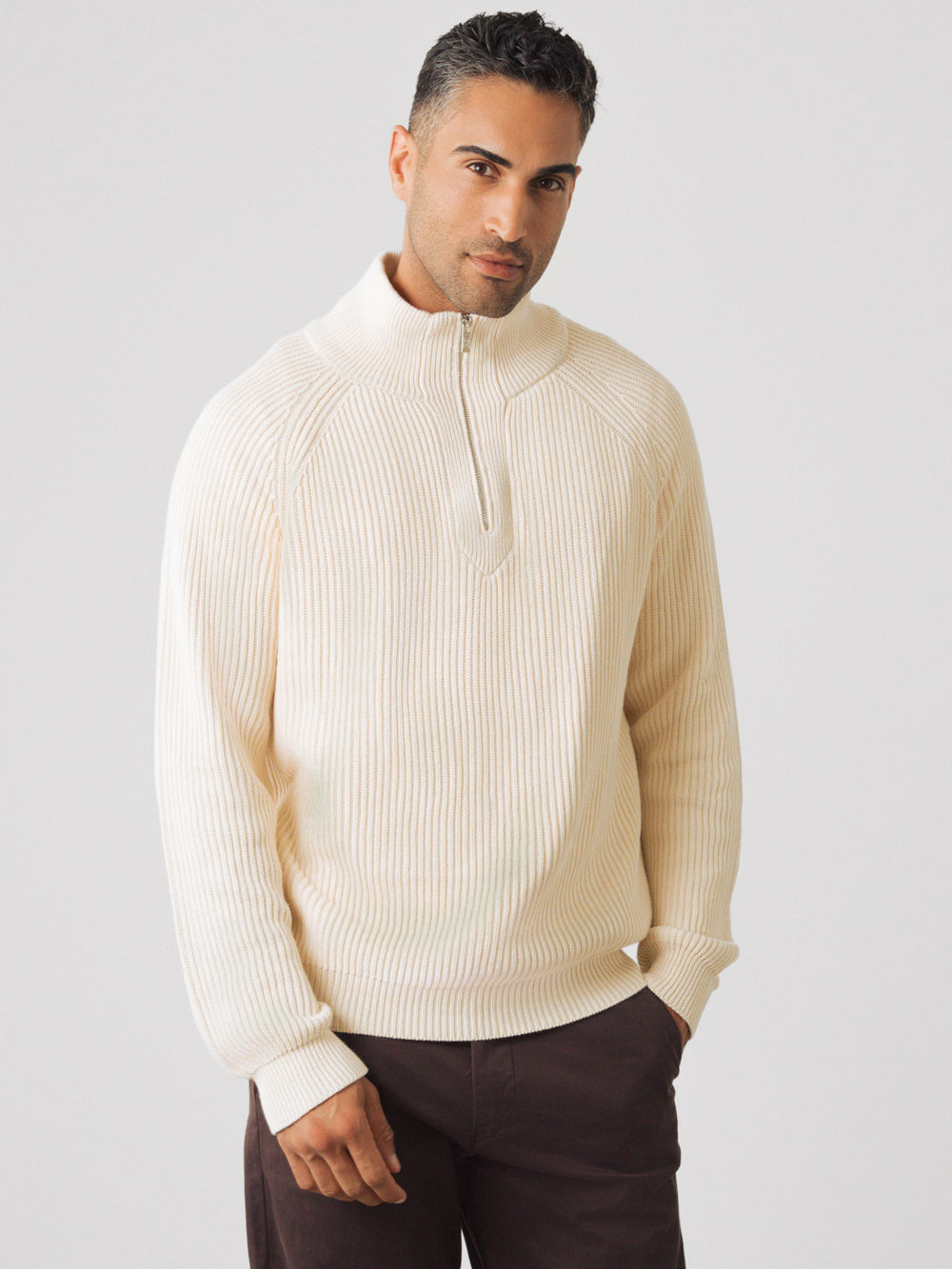 Half-Zip Knit Men