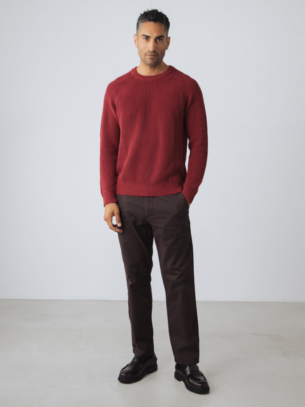 Heavy Knit Jumper Men