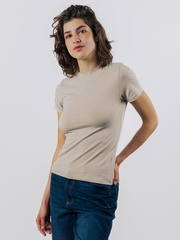 GIVEAWAY Slim Shirt Greige C-Grade